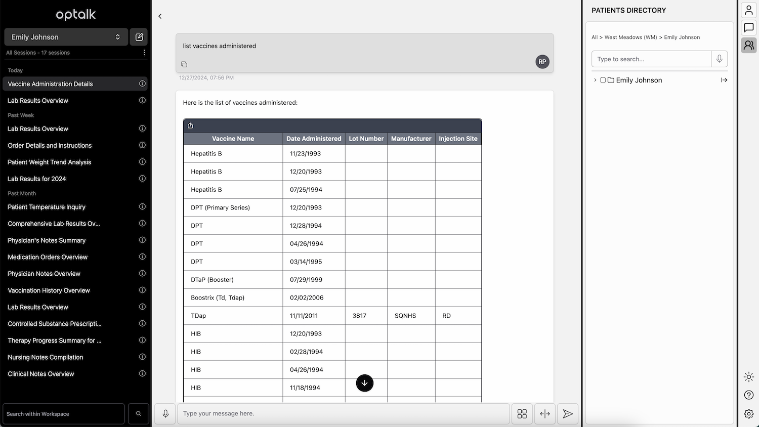 Patient Records Accessibility - screenshot